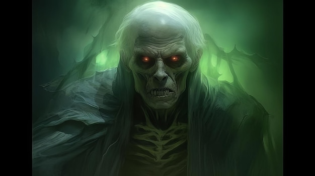 Old woman vampire nosferatu