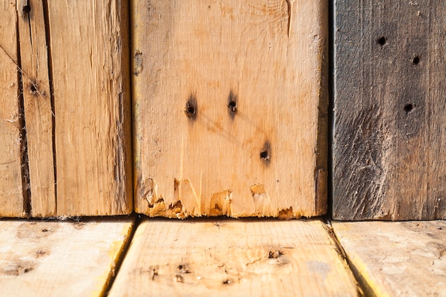 Vecchio fondo di legno