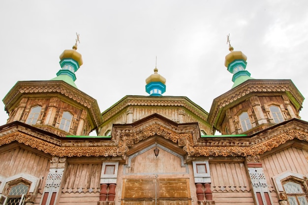 Old wood monastery