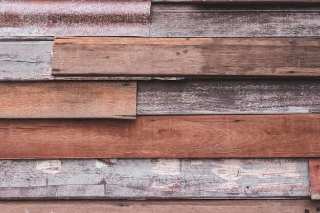 Old wood plank wall background.