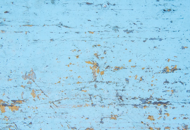 Old wood texture with blue paint