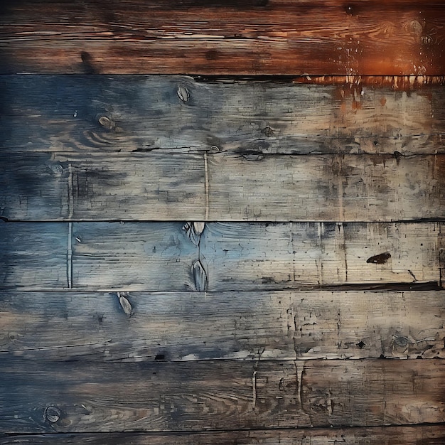 Photo old wooden background with grunge style