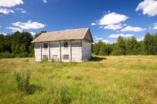 The old wooden building used as Mills