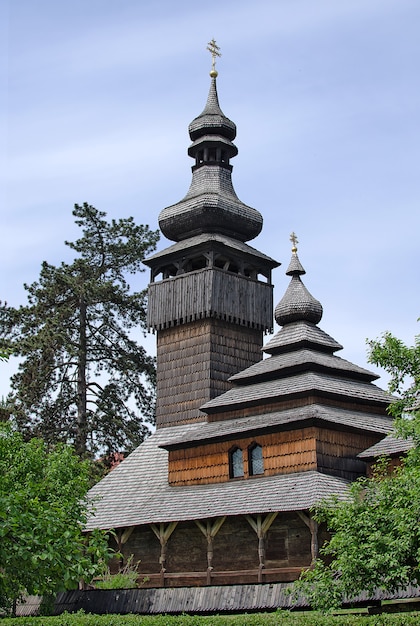 Фото Старая деревянная церковь в ужгороде