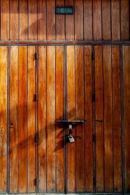 Old wooden door in Cartagena Colombia