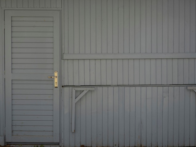 Old wooden door