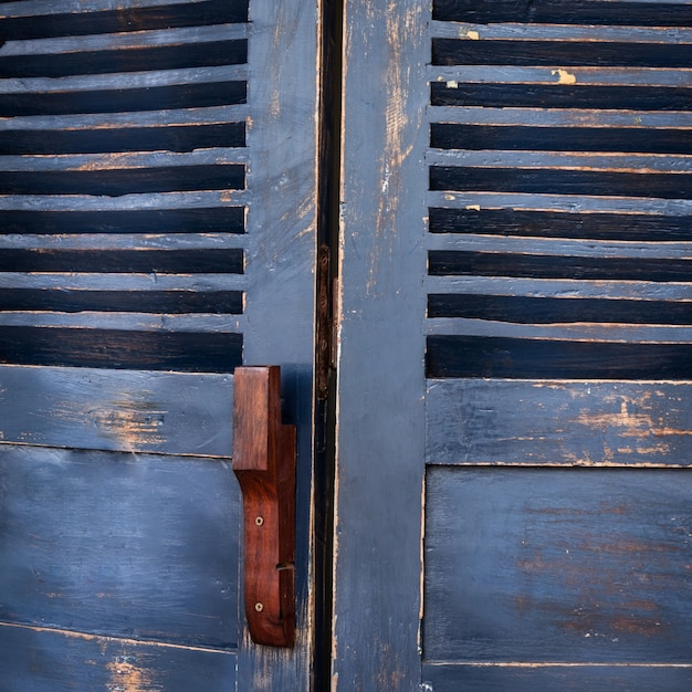 old wooden door