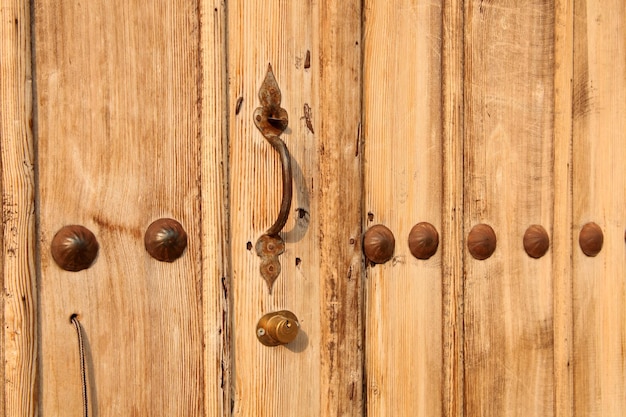 old wooden door