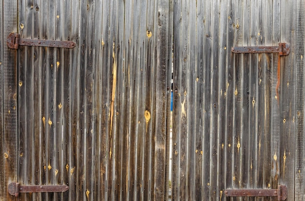 An old wooden fence