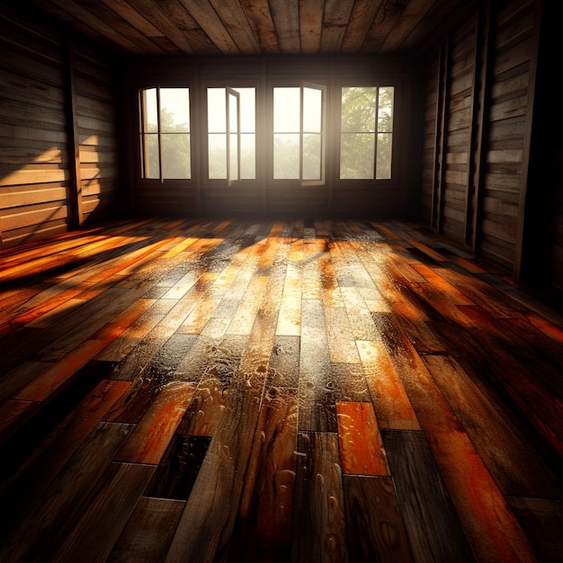 old wooden floor