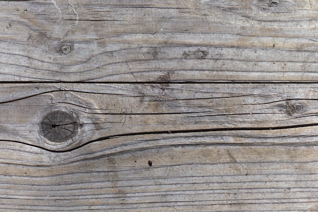 Старая деревянная серо-коричневая текстура доски