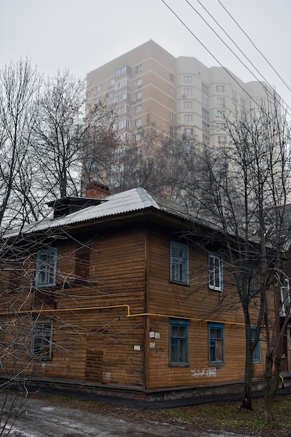 Старый деревянный дом. Нижний Новгород