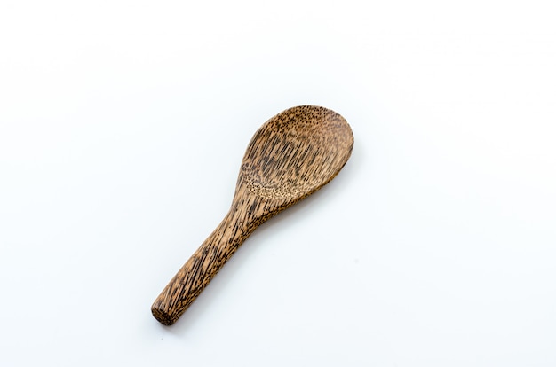 Old wooden ladle 