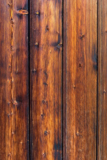 Old wooden plank surface background Vertical shot