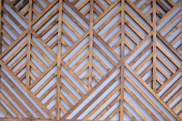 Vecchia struttura in legno squallido a schermo intero parete in legno