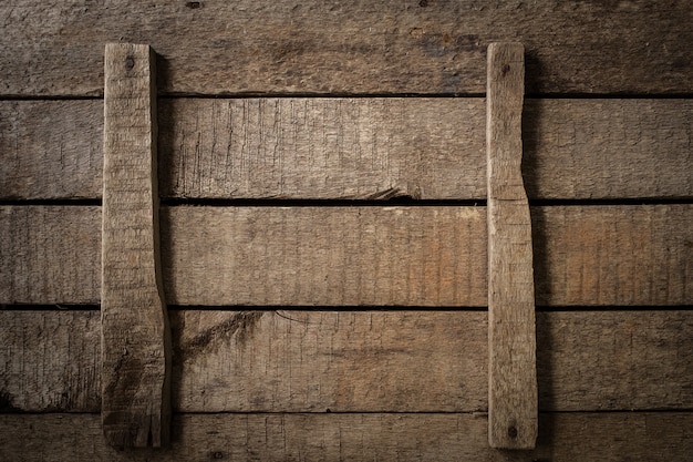 Old wooden surface. Wooden table or floor