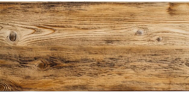 白い背景の古い木製のテーブル