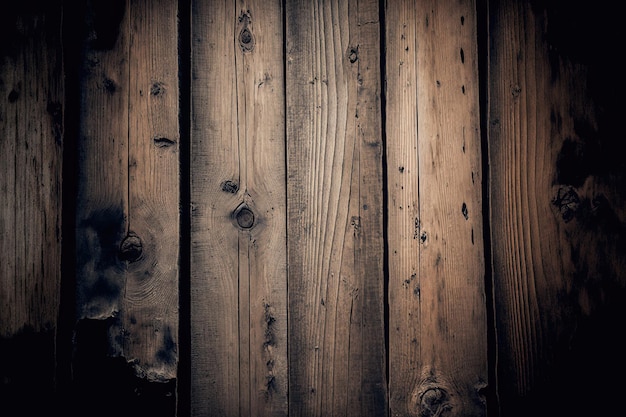 Old wooden texture backdrop with wear and tear
