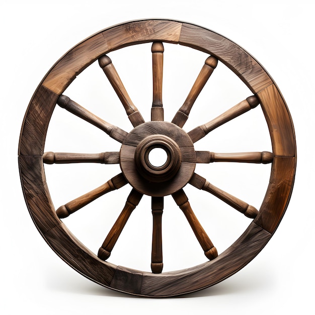 古い木製の車輪