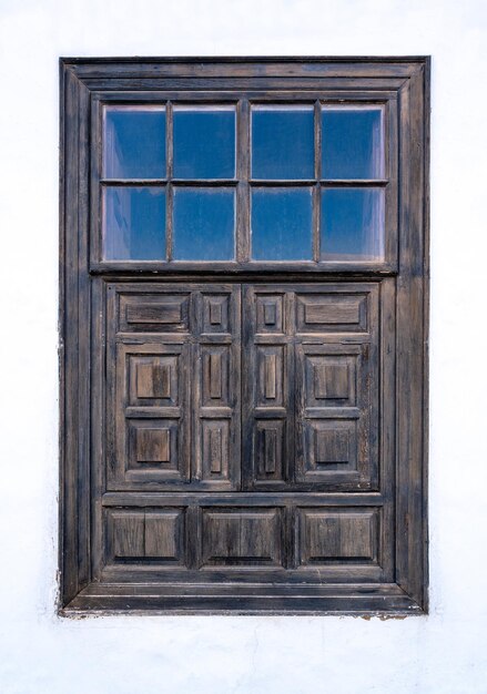 Old wooden window rustic style