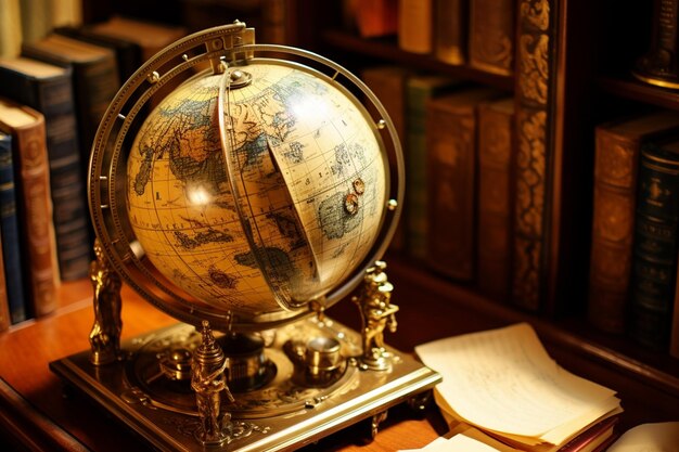 Old world globe model