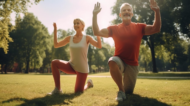 Older people do sports