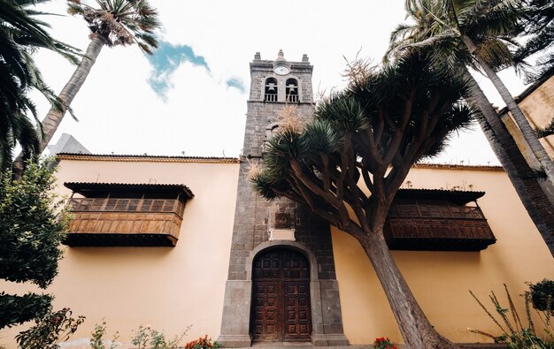 The oldest city on the island of Tenerife is La Laguna on a Sunny day. Canary islands.Spain.