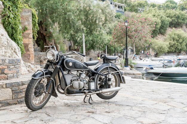 Photo oldschool motorcycle