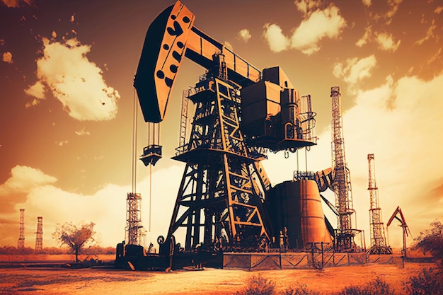 Olie- en gasindustrie AI gegenereerd