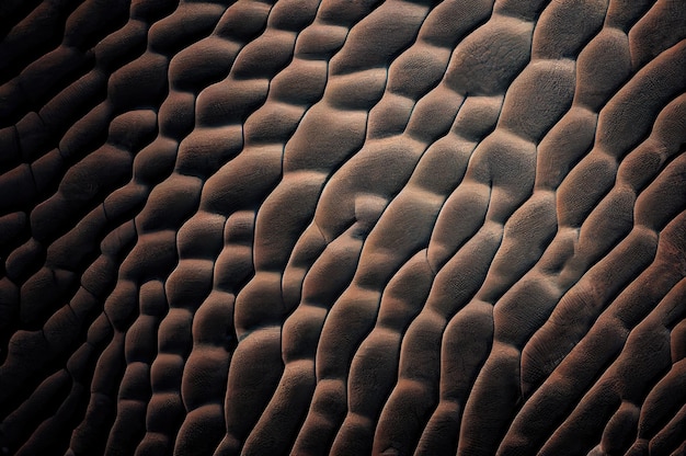 Olifant Huid Textuur Achtergrond Gerimpeld Dierlijk Leder Olifant Huid Close Generatieve AI Illustratie