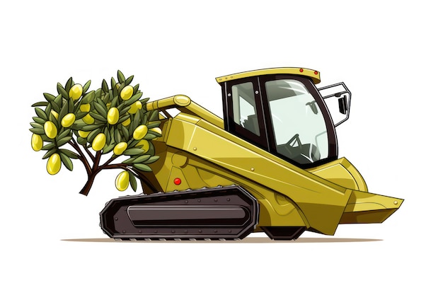 Olive Harvester icon on white background ar 32 v 52 Job ID 1be8df40464f4709bae549eae0c30e85