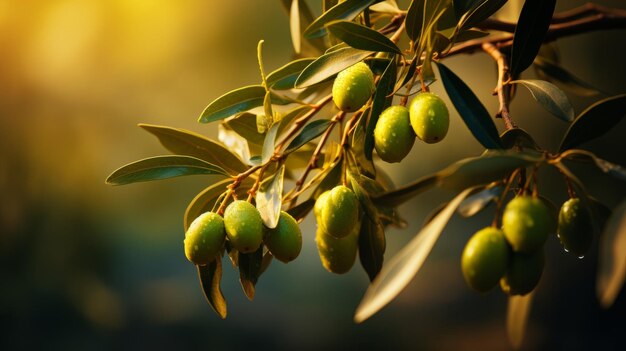 Фото Уборка оливков с копировальным пространством на расфокусированном размытом фоне сельское хозяйство и концепция земледелия
