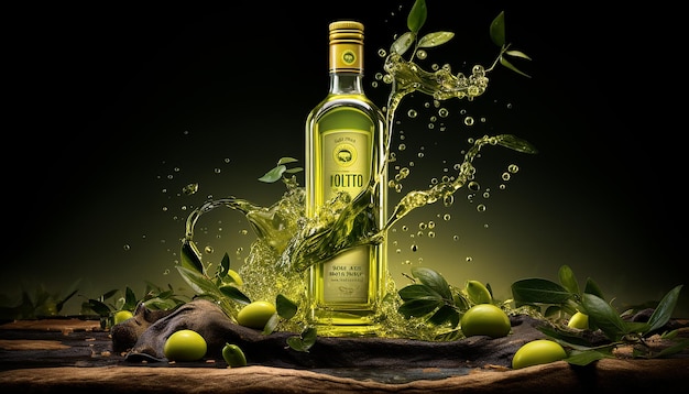 Рекламная фотосессия оливкового масла Коммерческая фотосъемка