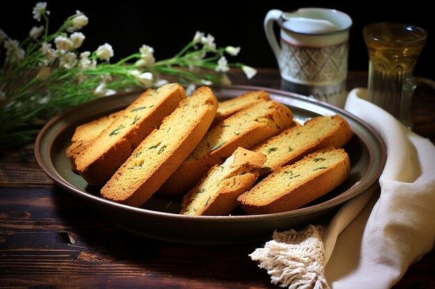 Foto biscotti all'olio d'oliva, un piacere italiano