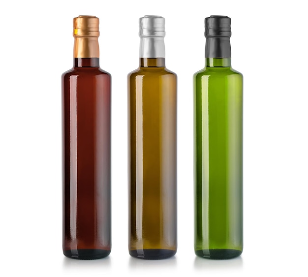 Photo olive oil bottles