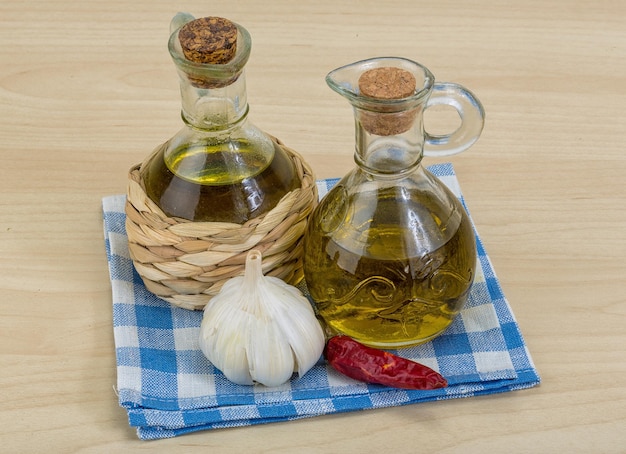 Olive oil bottles