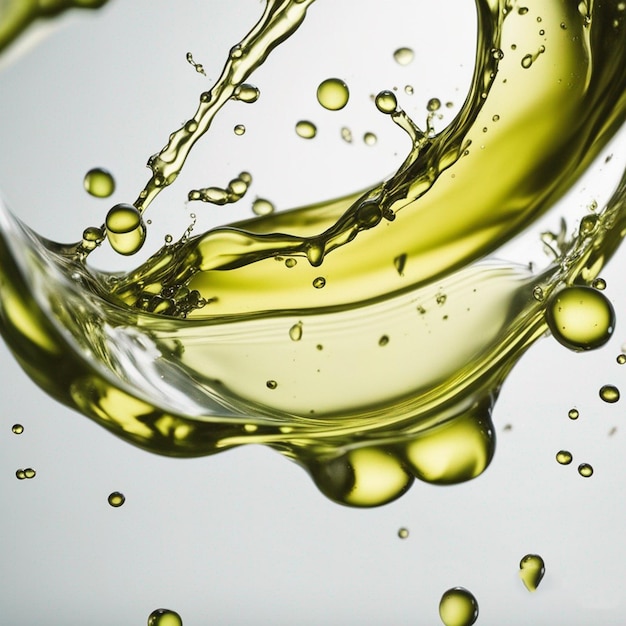 Olive oil splash