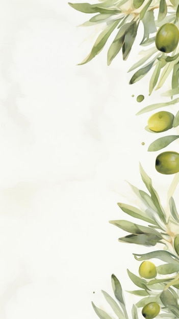 Foto olive splash banner watercolor background for textures backgrounds and web banners texture blank emp