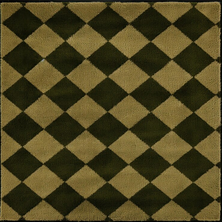 Photo olive square checkered carpet texture job id 9dc3f4136a49439985720cd737b84fce
