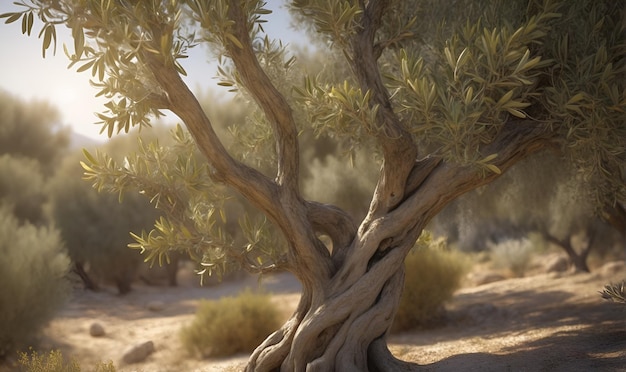 Olive trees olive tree plantations