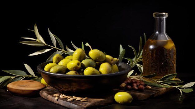 olives in a bowl