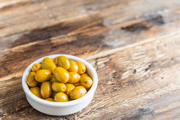 Olives typical tapa in spain