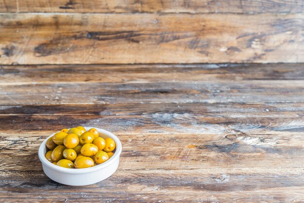 Olives typical tapa in spain