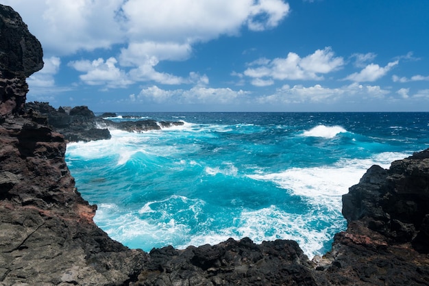 Olivine Pools aan de noordoostkust van Maui