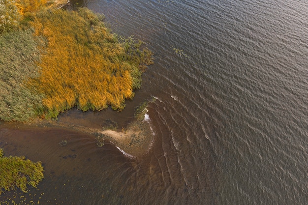 ÃÂ¡olorful autumn landscape with river and beautiful fall trees