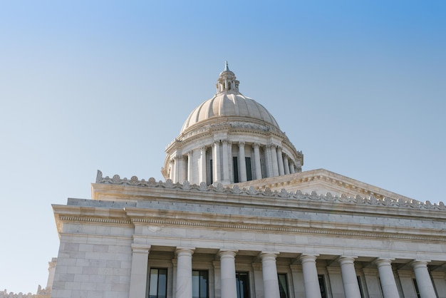 Olympia USA maart 2019 Washington State Capitol op een zonnige dag