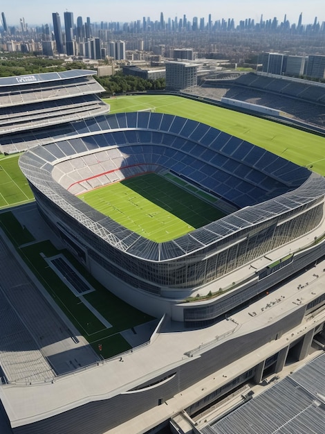 Olympic Stadium top view