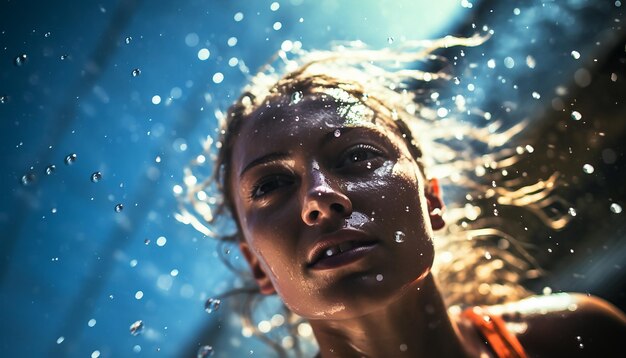 olympic swimming editorial dynamic photography