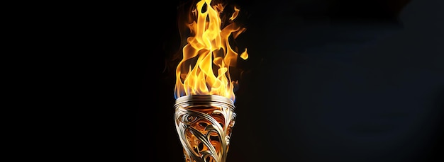 olympic torch AI generated image