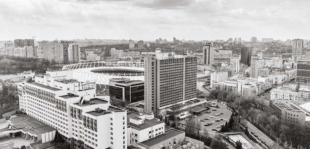 Olympisch stadion in kiev landschap